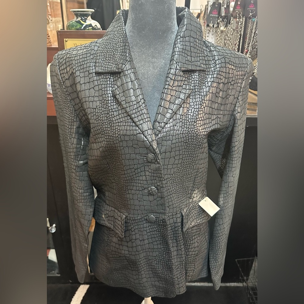 David Benjamin sz 6 gray blazer